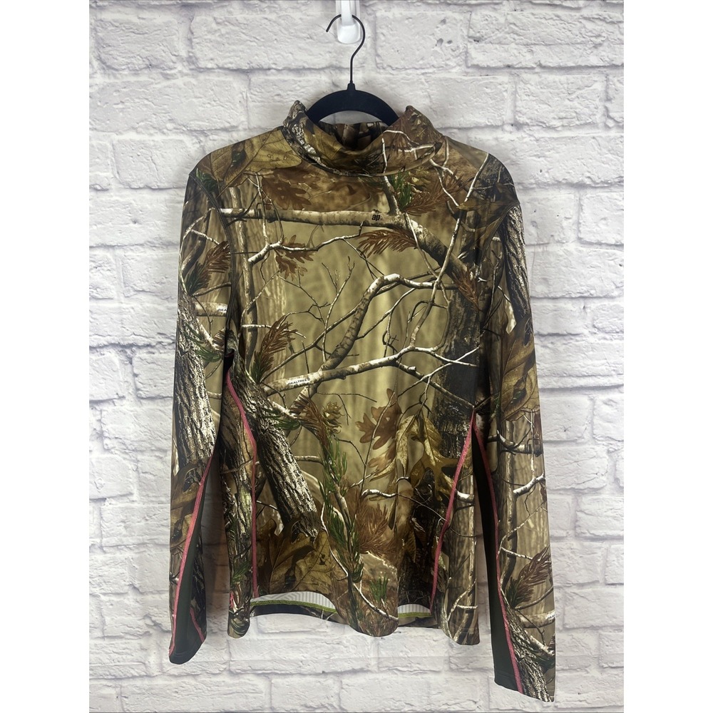 Under Armour Women's Realtree Scent Control Cold Gear Turtleneck Shirt XL